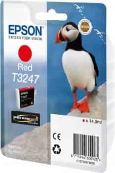 Genuine Epson C13T32474010 Red Ink Cartridge for Printers - High-Quality Replacement for Home & Office Printing Needs