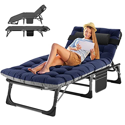 Black Cot/ Blue Pad