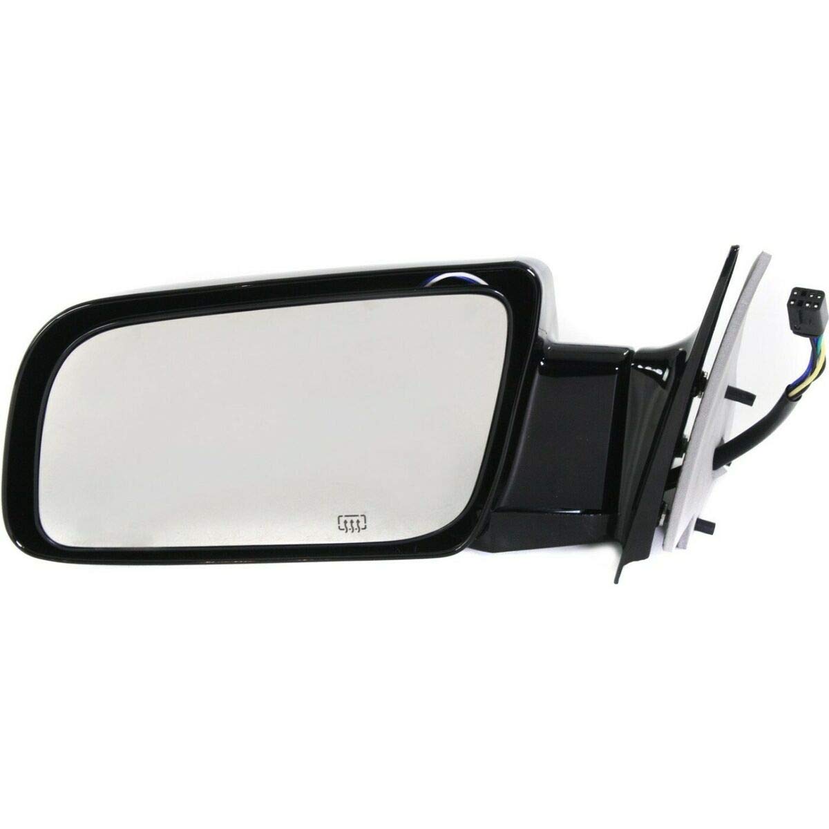 Replacement Set of 2 Heated Side Mirrors for Chevy Suburban - Driver & Passenger Side - Durable Auto Parts for Winter Driving & Safety