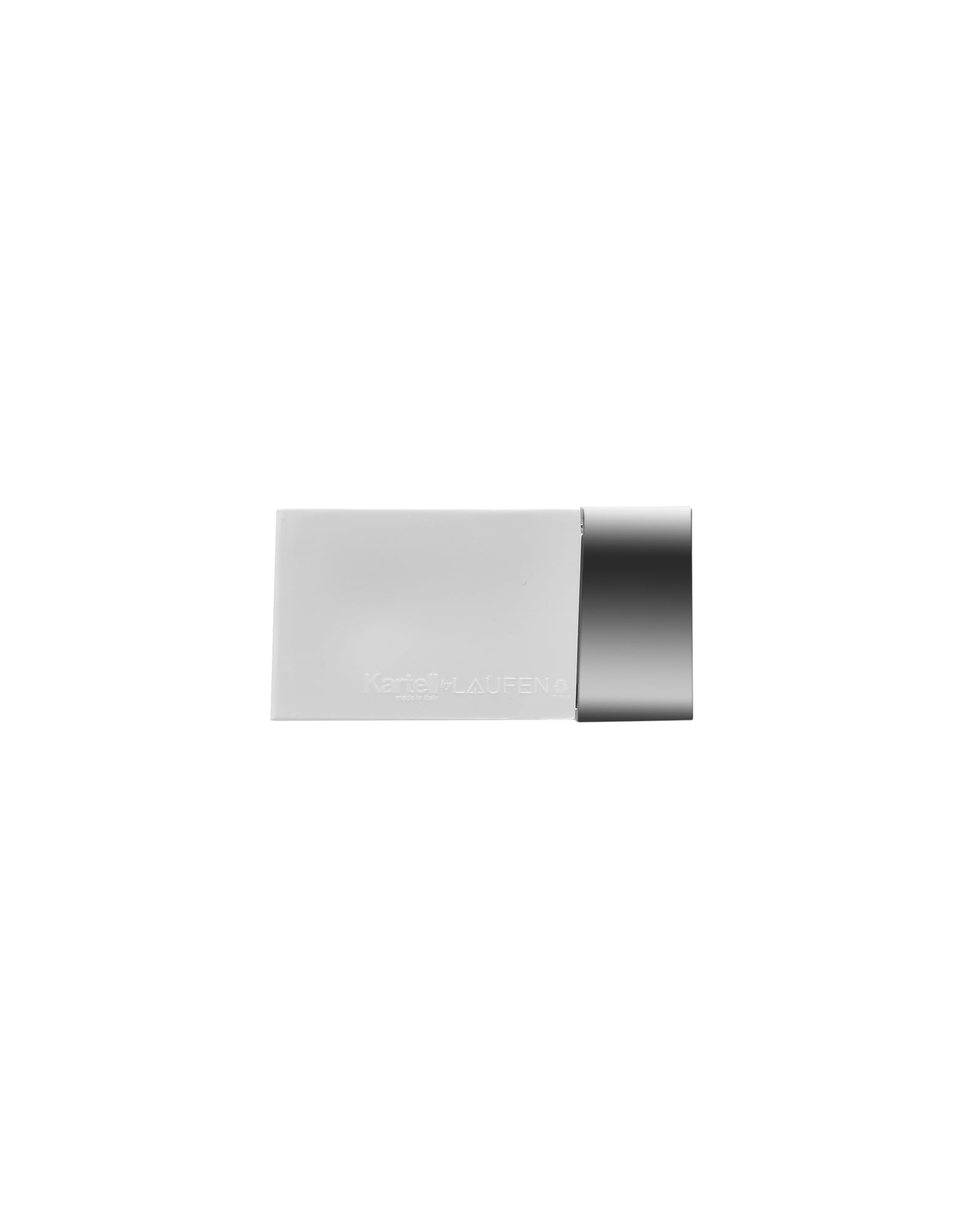 Kartell Rail Towel Holder - White Plastic Bathroom Organizer (45 x 7.5 x 4 cm) - Perfect for Modern Bathrooms & Spa Decor