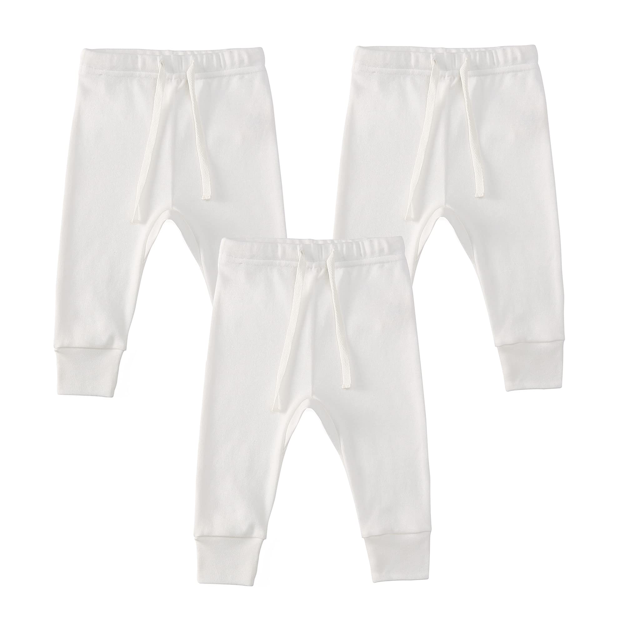Organic Baby Leggings & Joggers for Infants & Toddlers - Soft Cotton Pants for Boys & Girls - Perfect for Playtime, Daycare & Family Outings