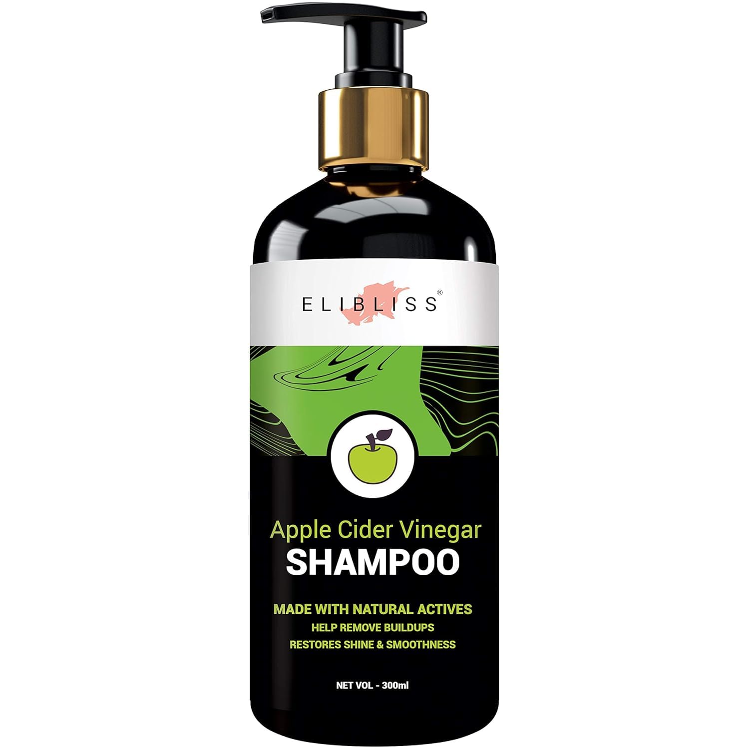 Organic Apple Cider Vinegar & Argan Oil Shampoo for Hair Growth & Fall Control - Paraben & Mineral Oil Free - 300ml for Men & Women - Perfect for Daily Use & Scalp Care