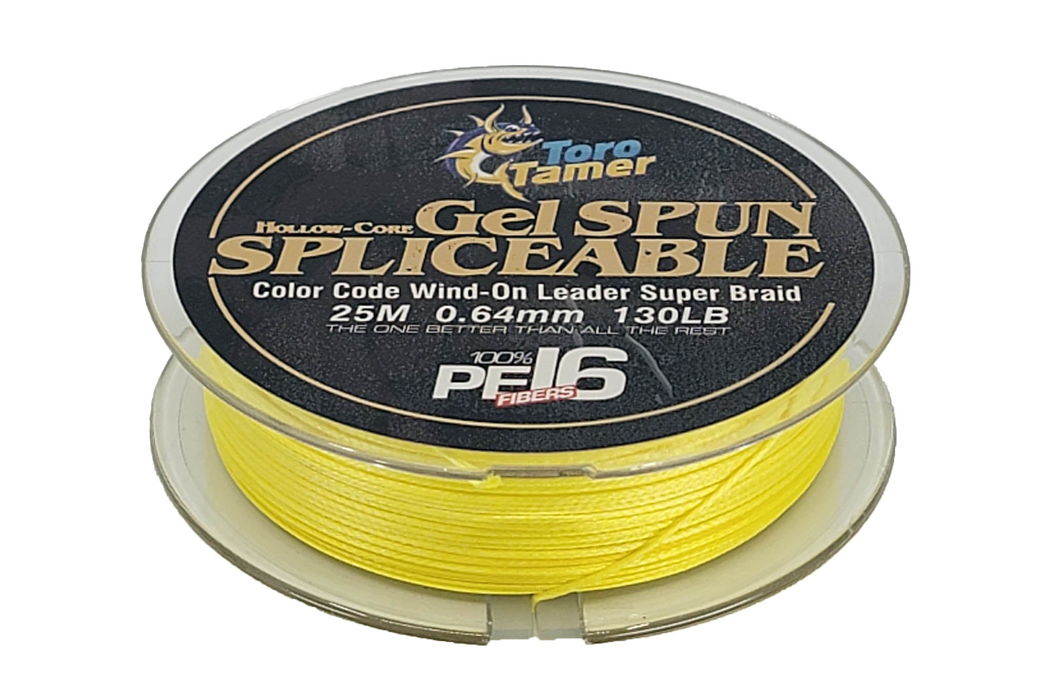 Toro Tamer Hollow Braid Wind On Spools 25M - Premium Fishing Line for Saltwater & Freshwater - Perfect for Offshore, Surf Casting & Big Game Fishing