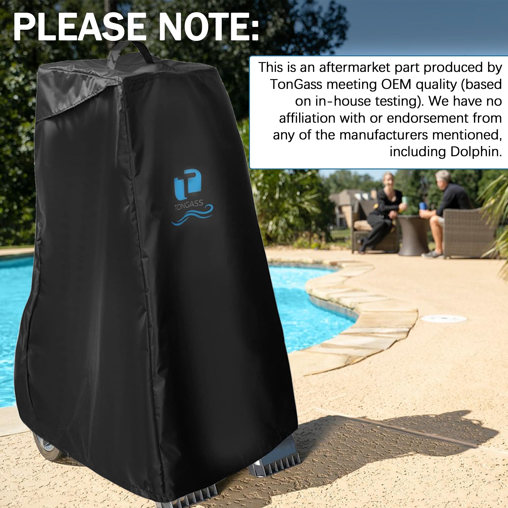 TonGass Swimming Pool Cleaner Cover - Exact Replacement for Maytronics 9991794-R1, Compatible with Dolphin Robotic Caddy - Durable Pool Accessory for Easy Storage & Protection