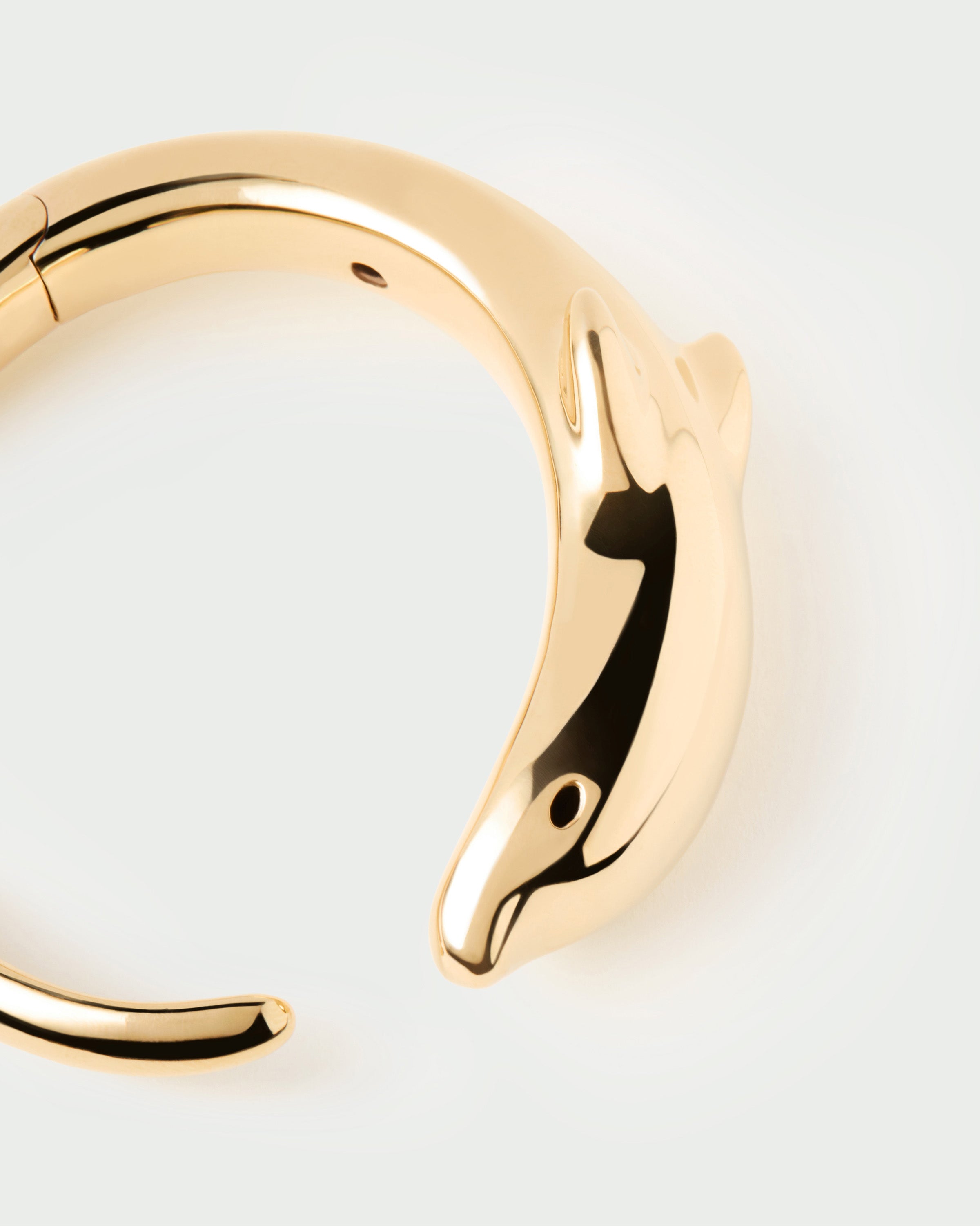 Elegant Dolphin Bangle Bracelet - Sterling Silver or Gold Plated Dolphin Charm Jewelry for Women - Perfect Gift for Beach Lovers & Ocean Enthusiasts