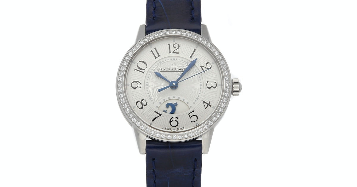 Jaeger-LeCoultre Reverso Classic Night & Day Ladies Watch - Stainless Steel Case with Diamond Accents - Perfect for Evening Events & Luxury Gifts