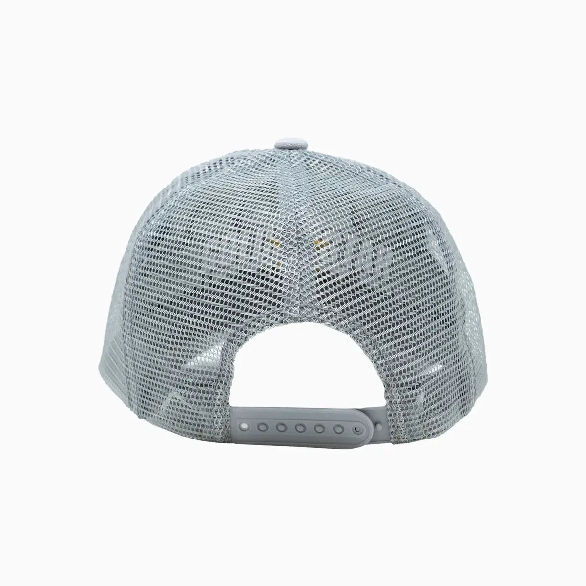 Full Moon Wolf Light Gray Trucker Hat - Stylish Adjustable Baseball Cap for Outdoor Adventures, Hiking, and Casual Wear