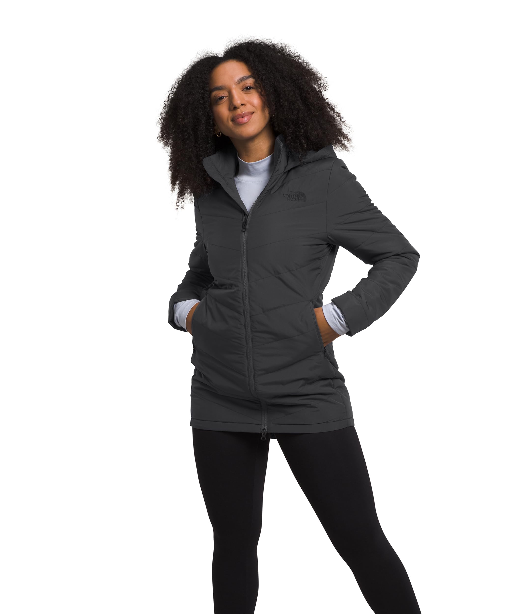 The North Face Tamburello Parka for Women - Waterproof Winter Jacket with Hood, Warm Insulated Coat for Cold Weather - Perfect for Skiing, Hiking & Outdoor Adventures