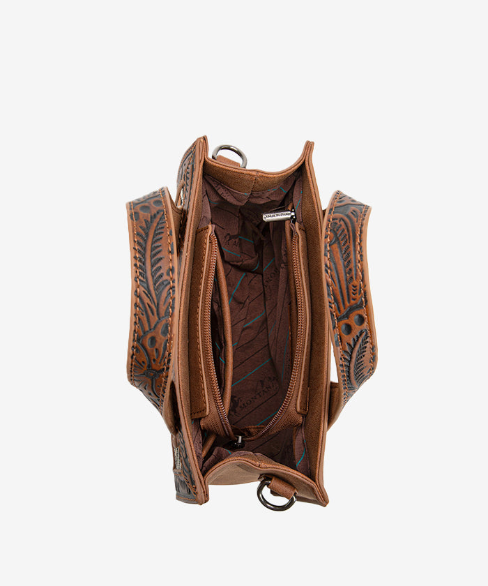 Montana West Southwestern Crossbody Purse for Women - Stylish Leather Shoulder Bag with Tribal Pattern - Perfect for Travel, Shopping & Everyday Use