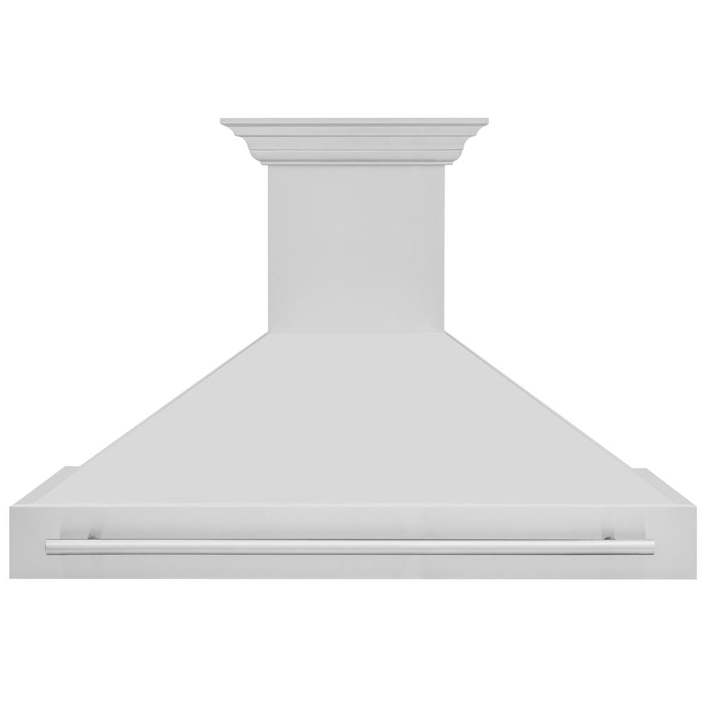 ZLINE 48 Inch Stainless Steel Range Hood with Stainless Steel Handle (8654STX 48) - Professional Kitchen Ventilation for Gas Stoves & Cooking Areas