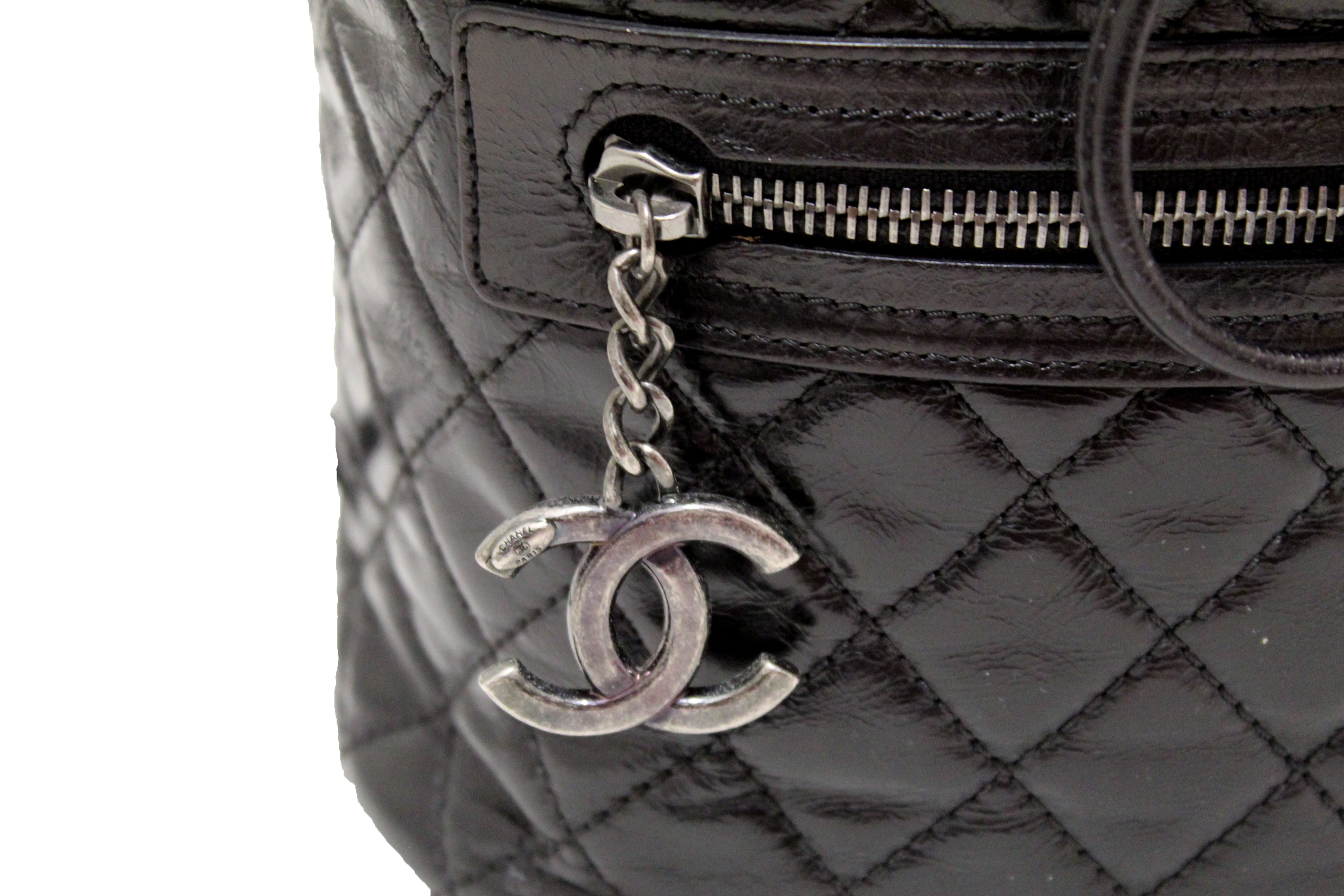 Authentic Chanel Black Quilted Calfskin Leather Small Salzburg Mountain Backpack - Luxury Designer Handbag for Women, Perfect for Travel, Work & Everyday Use