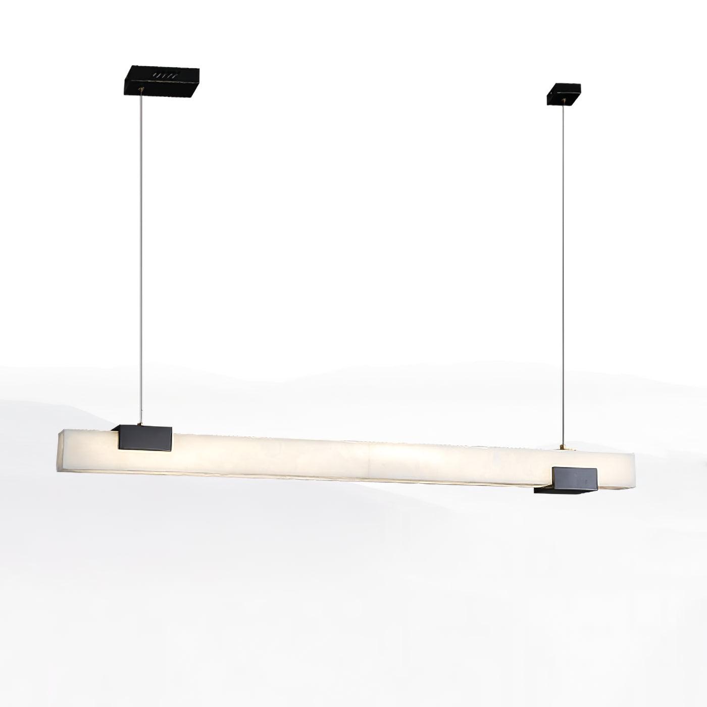 Elegant Alabaster Pendant Light - Modern Handcrafted Glass Ceiling Lamp for Dining Room, Kitchen Island & Bedroom Lighting