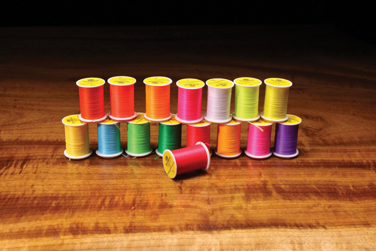 Hareline Glo Brite Floss - High Visibility Fly Tying Thread for Fly Fishing - Perfect for Night Fishing and Low Light Conditions