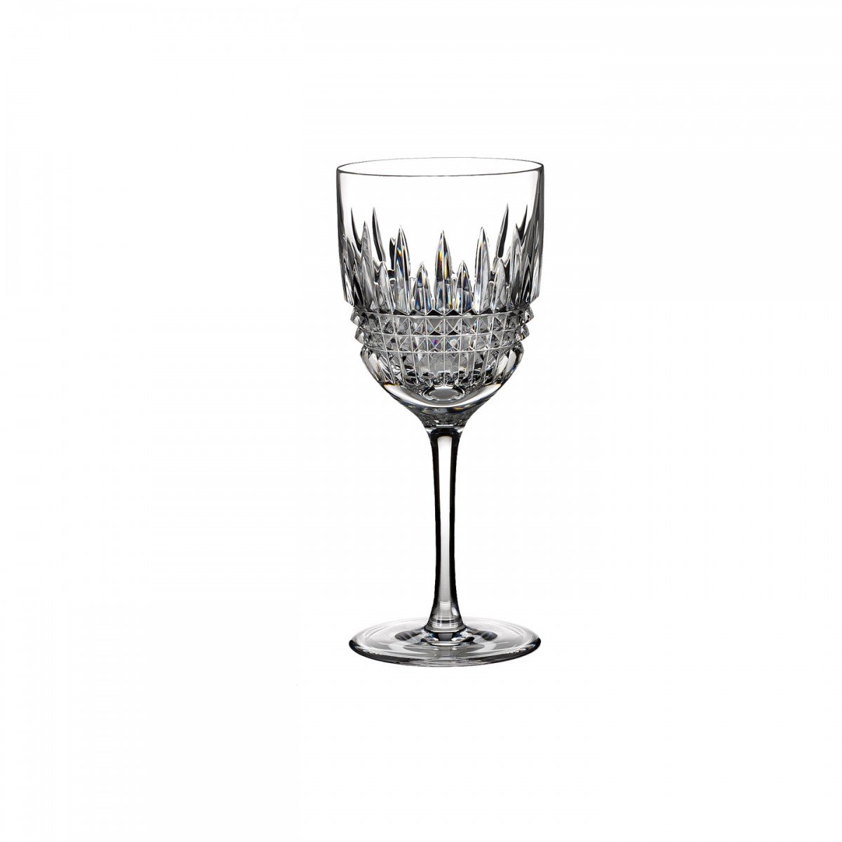 Waterford Lismore Diamond White Wine Glass Set - Elegant Crystal Stemware for Fine Dining, Wedding Gifts & Special Occasions