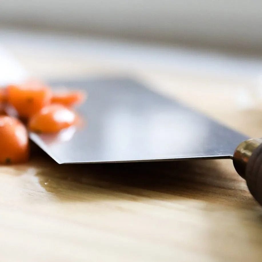 Lamson Classic Chinese Vegetable Cleaver with Walnut Handle - 8 Inch Professional Chef Knife for Chopping, Slicing & Dicing - Perfect for Asian Cuisine & Home Cooking