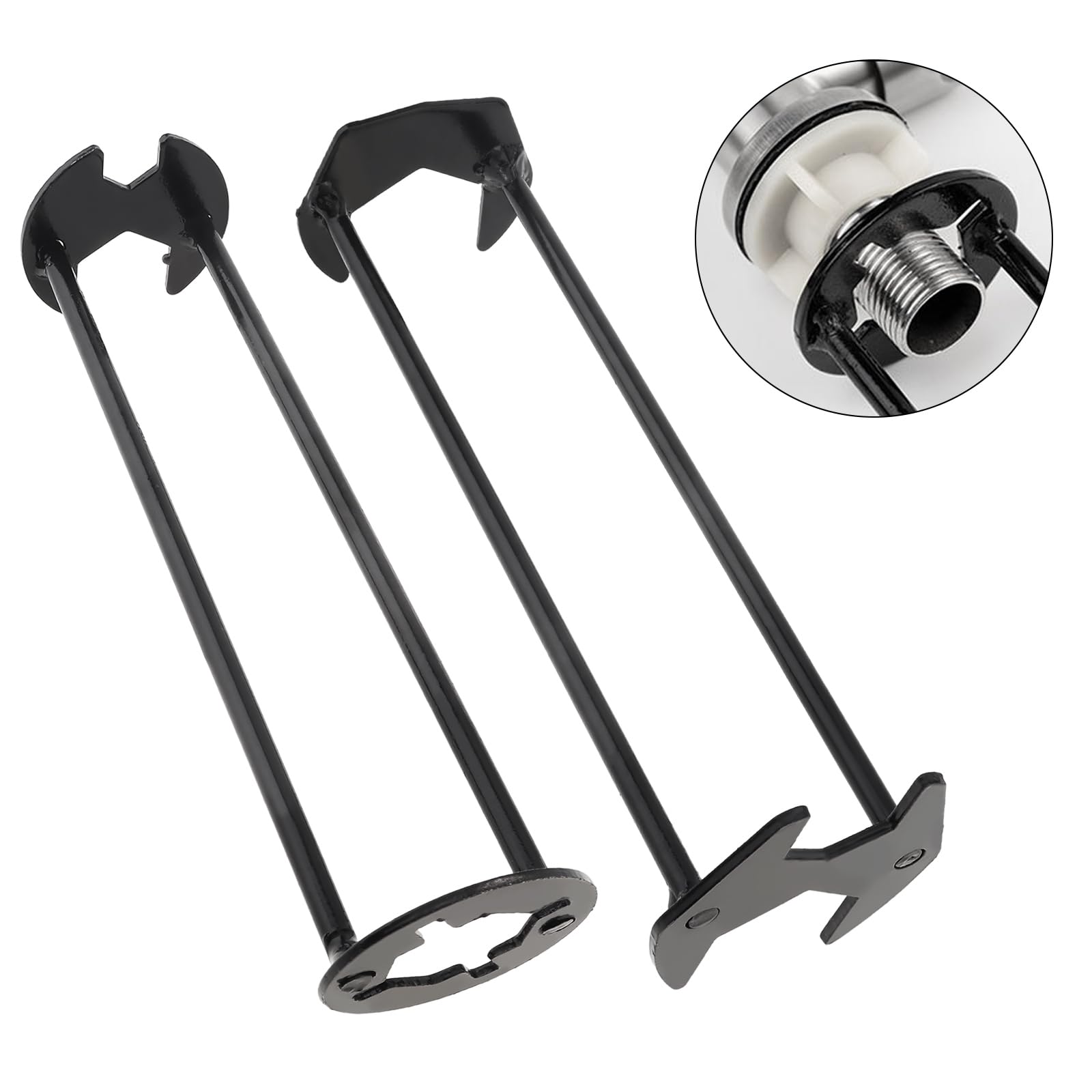 2-Pack Dual Head Pipe Wrench Set - Adjustable Basin Sink Wrench & Faucet Plumbing Tool for Home Repairs, Pipe Maintenance, Bathroom & Kitchen Installations - Perfect for DIY Projects and Professional Plumbing Work