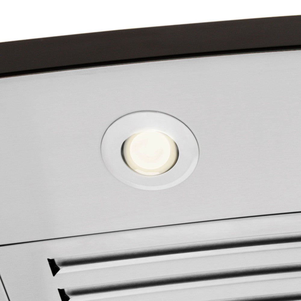ZLINE KN6 30-Inch Wall Mount Range Hood - Stainless Steel Kitchen Vent Hood with Powerful 400 CFM, LED Lights & Dishwasher Safe Filters - Perfect for Modern Home Kitchens & Open Concept Living Spaces