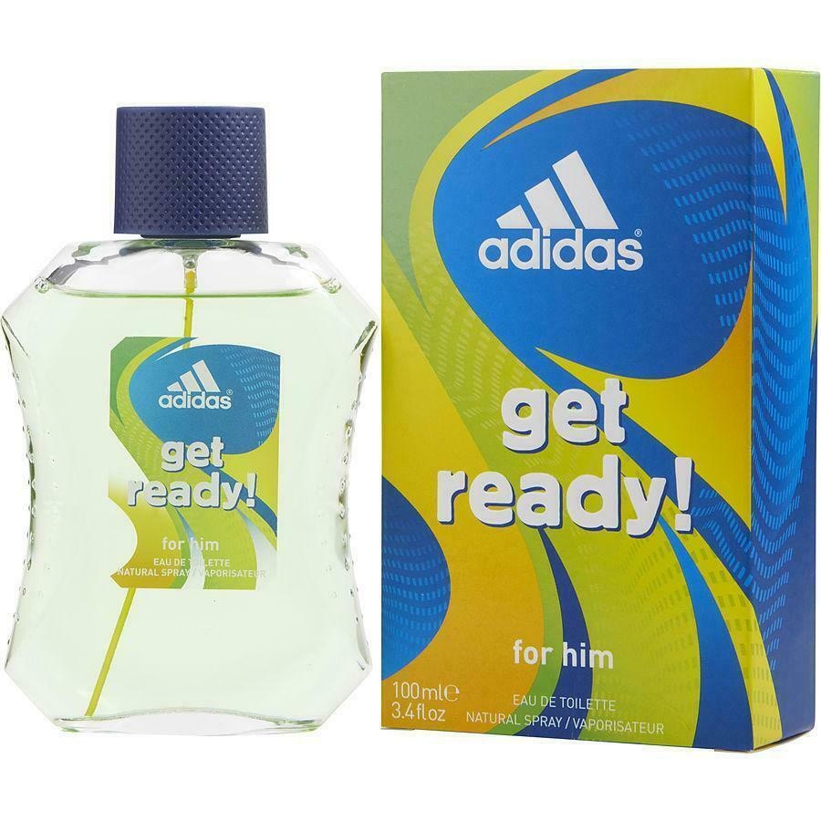 Adidas Get Ready 100ML EDT Spray for Men - Fresh & Masculine Cologne - Perfect for Daily Wear, Work & Special Occasions