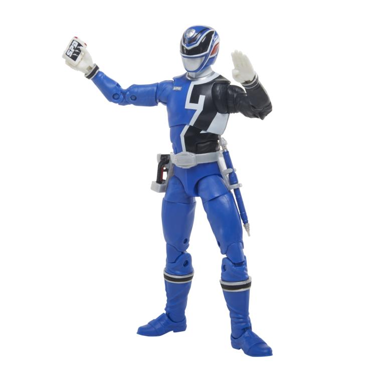 Power Rangers Lightning Collection S.P.D. B Squad vs A Squad Blue Ranger Action Figure 2-Pack - Collectible Toys for Kids & Adults, Perfect for Display & Play Battles