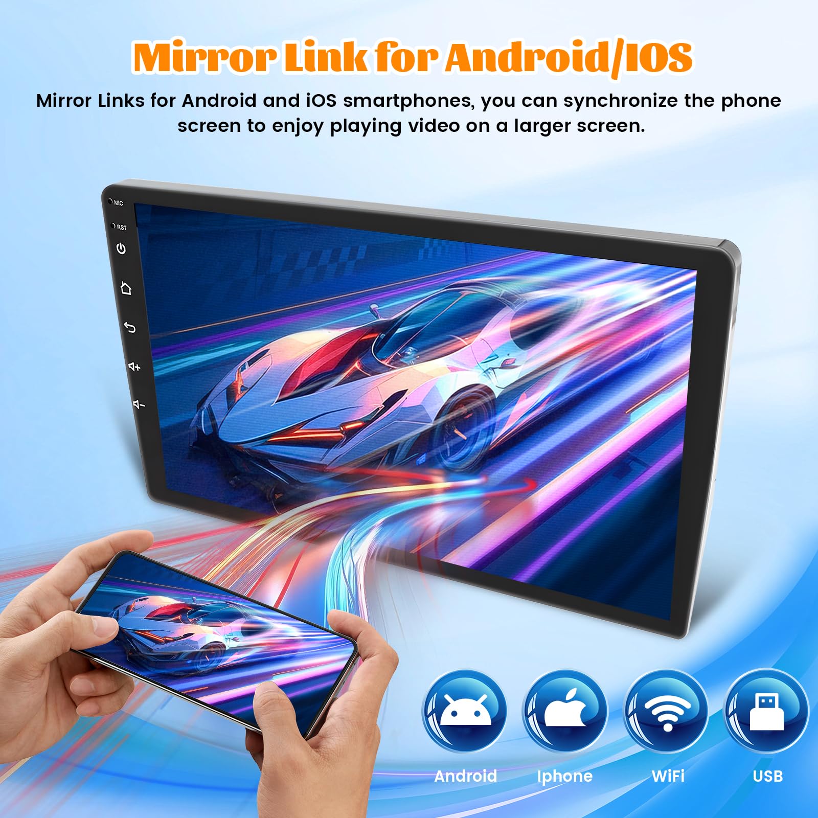 Roinvou 9 Inch Android 13 Car Stereo for BMW 3 Series (E90/E91/E92/E93) 2005-2011 - 2GB RAM 64GB ROM, Wireless CarPlay & Android Auto, Touch Screen, Bluetooth, GPS Navigation, WiFi, Steering Wheel Control - Perfect for Upgrading Your BMW 328i 325i 335i Audio System