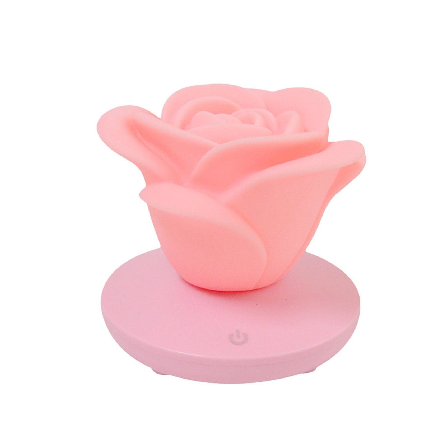 Romantic LED Rose-Shaped Dimmable Night Light - USB Powered Pink Rose Atmosphere Lamp for Bedroom, Valentine's Day Gift, Anniversary Present - Perfect for Romantic Dinners, Wedding Decor & Home Ambiance Lighting