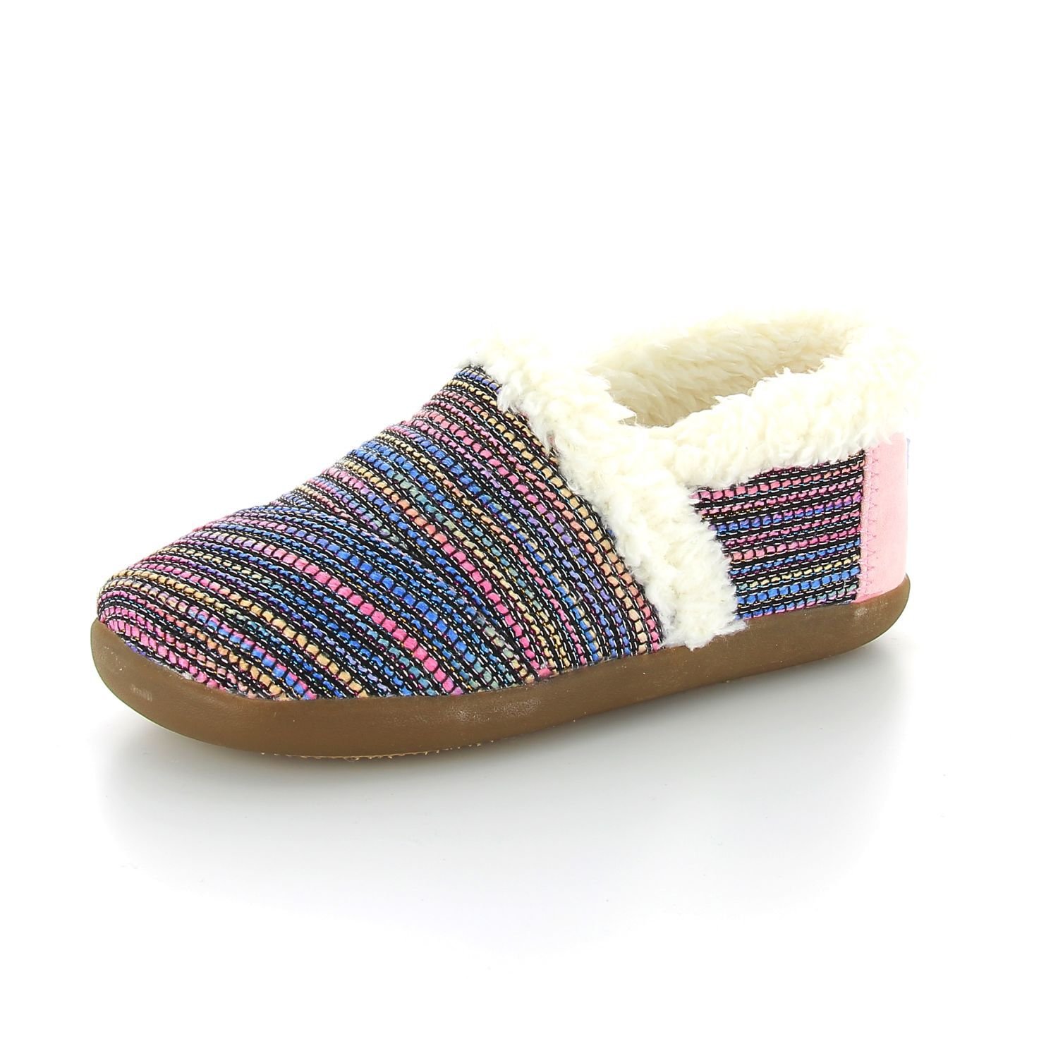 TOMS Kids Boys House Slippers - Soft & Comfortable Indoor Slippers for Boys, Black | Perfect for Home, Playtime & Cozy Relaxation
