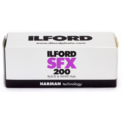 Ilford SFX 200 Black and White Negative Film - 120 Roll Film for Medium Format Cameras - Perfect for Landscape, Portrait, and Low Light Photography