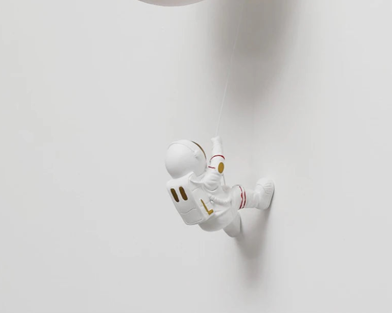 Man in the Moon Wall Lamp - Unique 3D Night Light for Nursery, Bedroom & Home Decor - Romantic Moonlight Ambiance Lighting for Kids Room & Adult Spaces