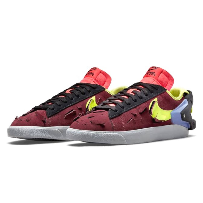 Nike Blazer Low Acronym Night Maroon Sneakers - Men's Casual Shoes for Streetwear & Everyday Wear