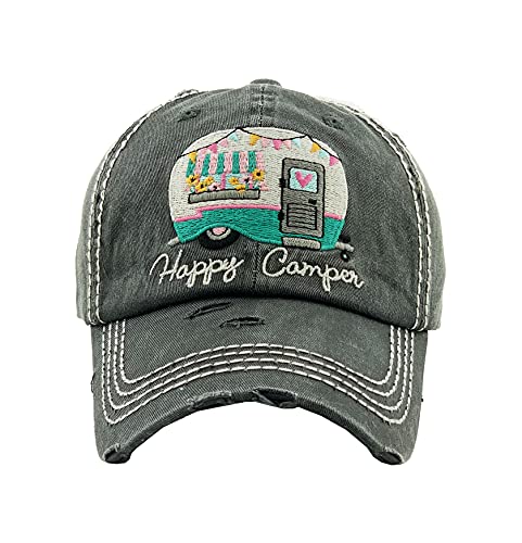Happy Camper - Black (5-9)