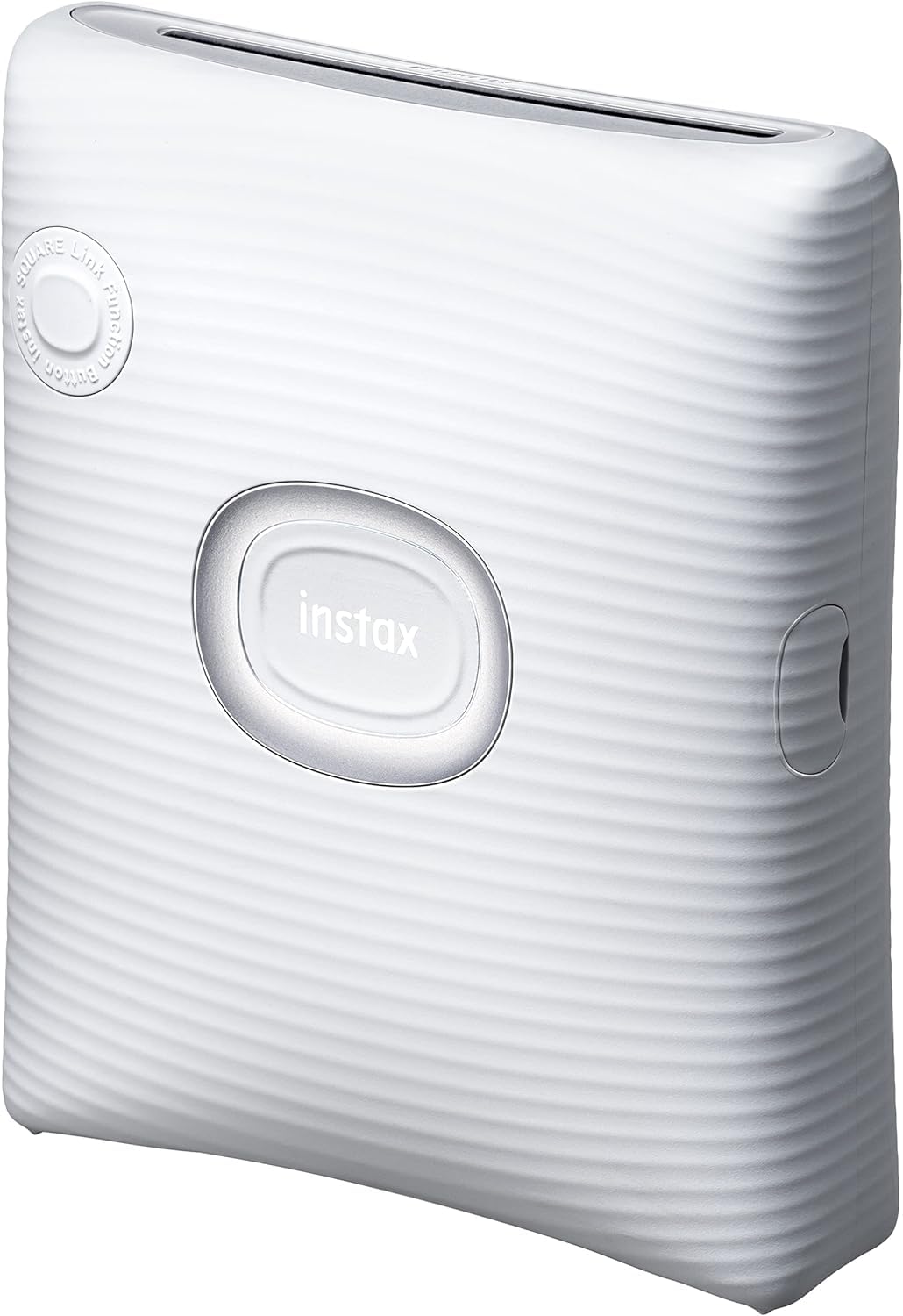 Instax Square Link Smartphone Photo Printer - Wireless Bluetooth Instant Printer for iPhone & Android (Ash White) | Print Memories from Phone for Scrapbooking, Travel & Gifts