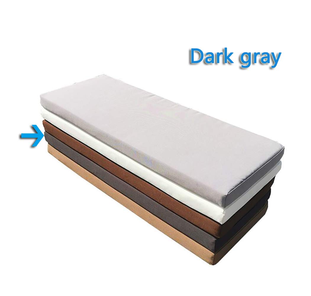 Non-Slip Rectangle Bench Cushion - Waterproof Outdoor Furniture Cushion for Garden, Patio, Lawn Bench or Swing - Perfect for Relaxing in Your Backyard or Poolside