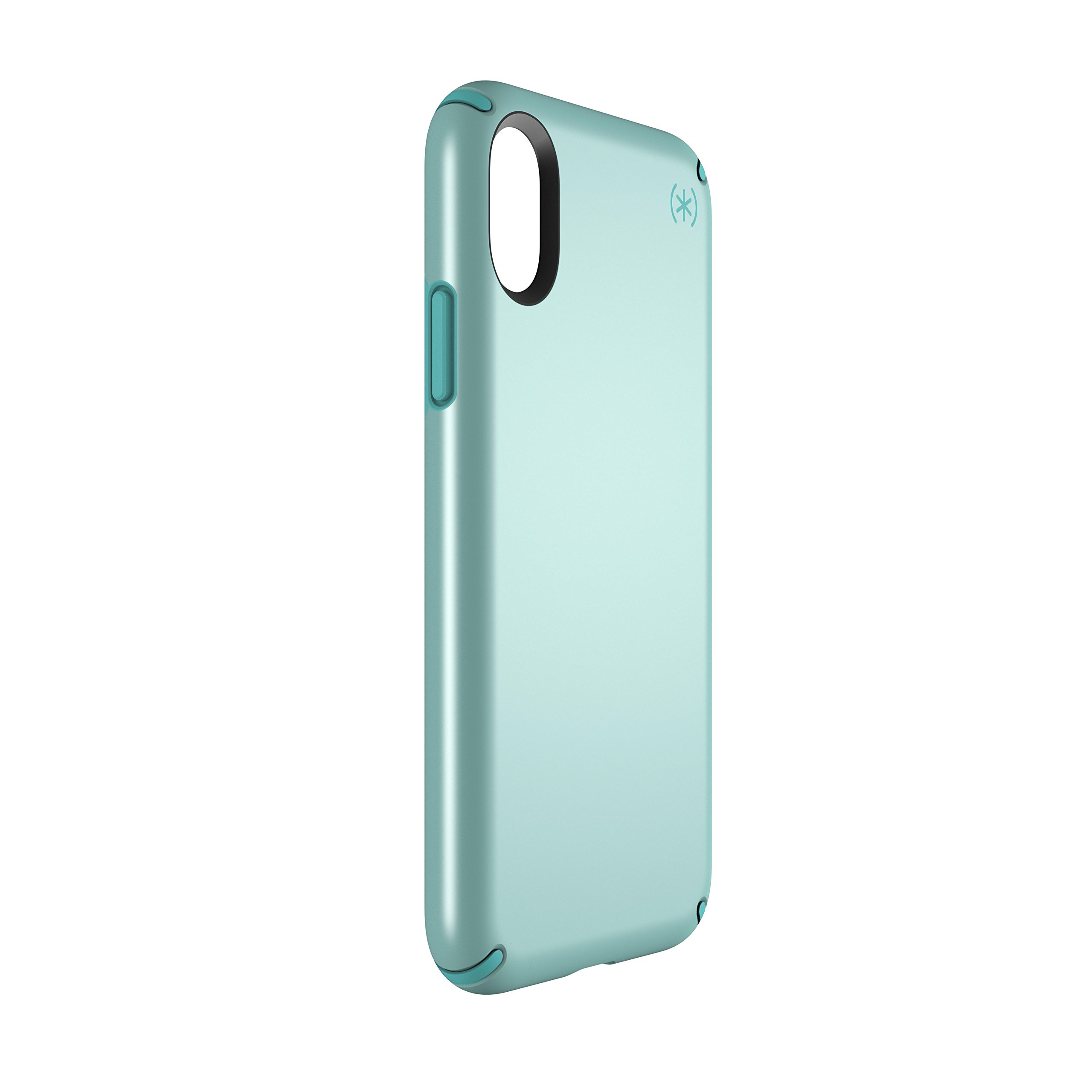 Speck Presidio Metallic iPhone XS/X Case - Peppermint Green & Jewel Teal | Slim Protective Cover with Military-Grade Drop Protection | Perfect for Everyday Use, Travel & Outdoor Activities