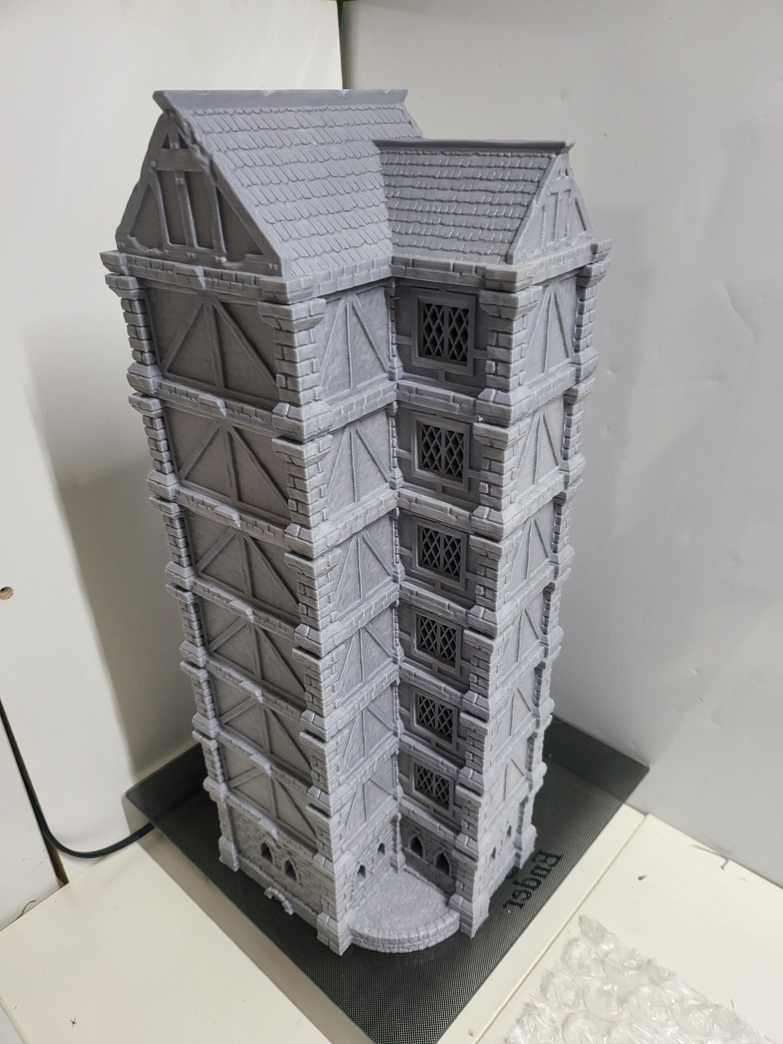 Dungeons & Dragons Multilevel Skyscraper Terrain - ULVHEIM Hotel & Apartment Building for Wargaming & Tabletop RPG Scenes | Perfect for D&D Campaigns, Warhammer Battles & Fantasy Cityscapes