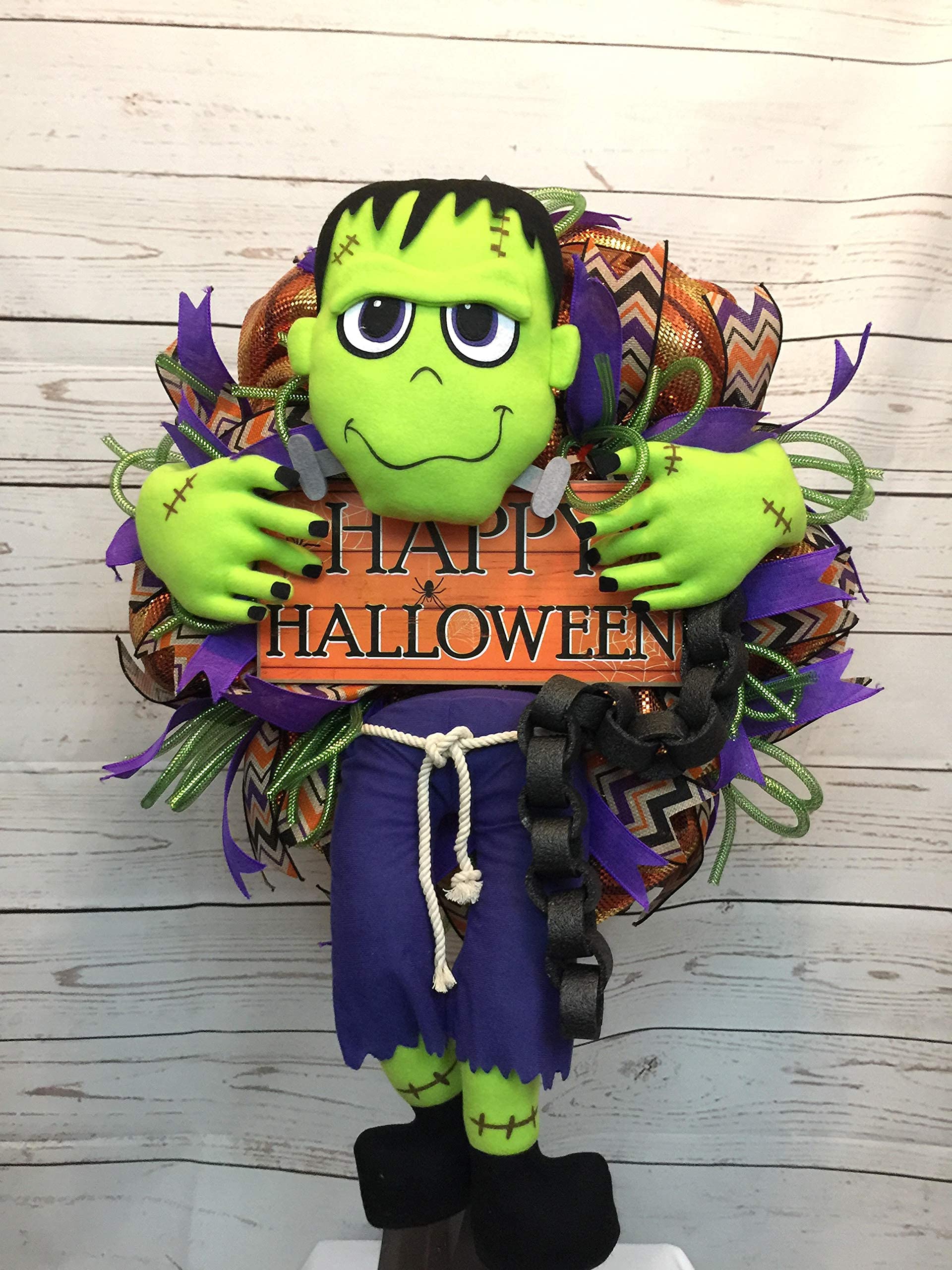 Frankenstein Halloween Wreath - Extra Large 36