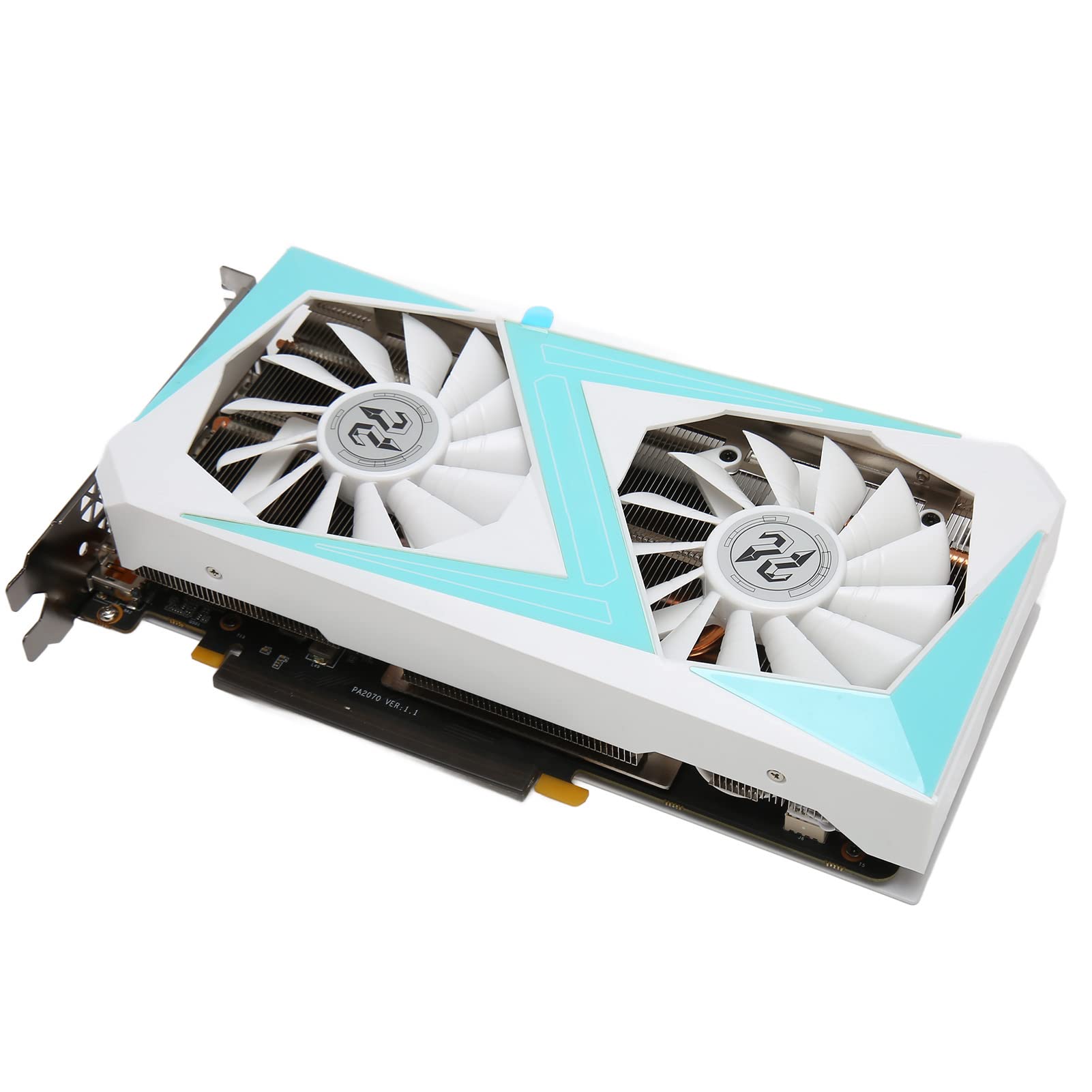 NVIDIA GeForce RTX 2070 8GB GDDR6 256-Bit Gaming Graphics Card with Dual Cooling Fans, 1410MHz Boost Clock, HDMI & 3x DisplayPort - Perfect for 4K Gaming, Video Editing & VR Experiences