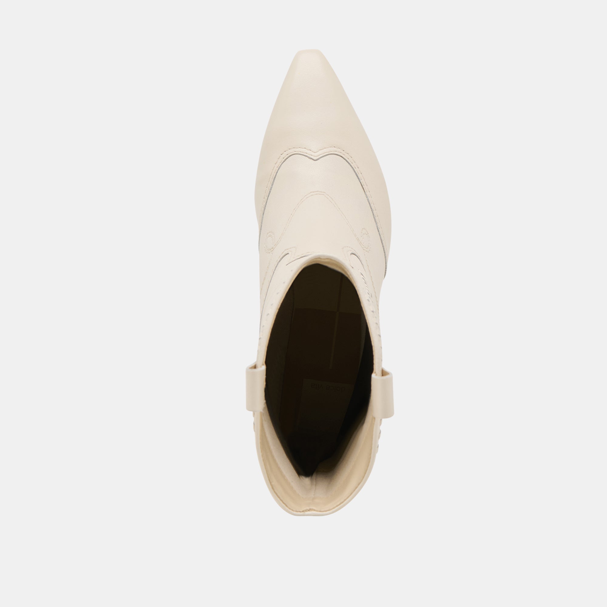 TAVLA BOOTS - Off-White Genuine Leather Women's Ankle Boots for Casual Wear & Fall Fashion