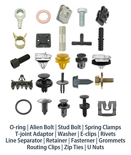 Autobahn88 Back Door Garnish Clip - Compatible with Toyota & Lexus Models (OEM: 76826-0R020) - 10-Pack - Perfect for Door Panel Repair and Interior Trim Replacement