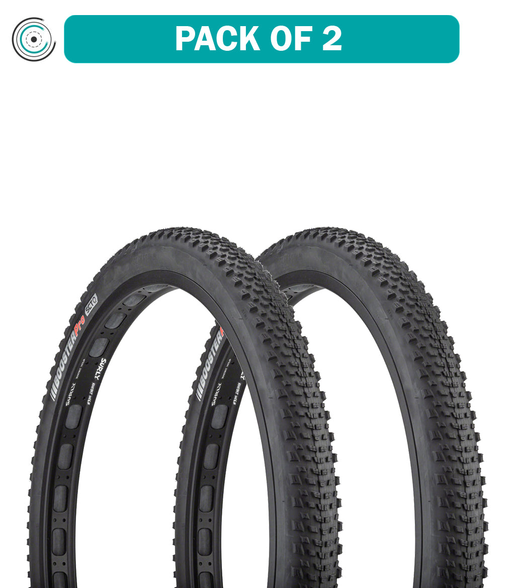 2 Pack Kenda Booster Pro 29 x 2.2 Tubeless Folding Bike Tires - 120 TPI, Black, SCT 214308 - Perfect for Mountain Biking, Trail Riding & Off-Road Cycling