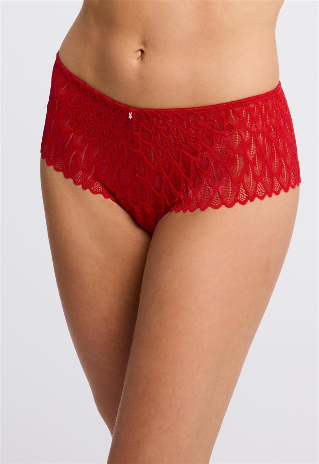 Sexy Lace Brazilian Bikini Set - Sweet Red Lingerie for Women | Perfect for Beach Vacations, Honeymoons & Romantic Getaways