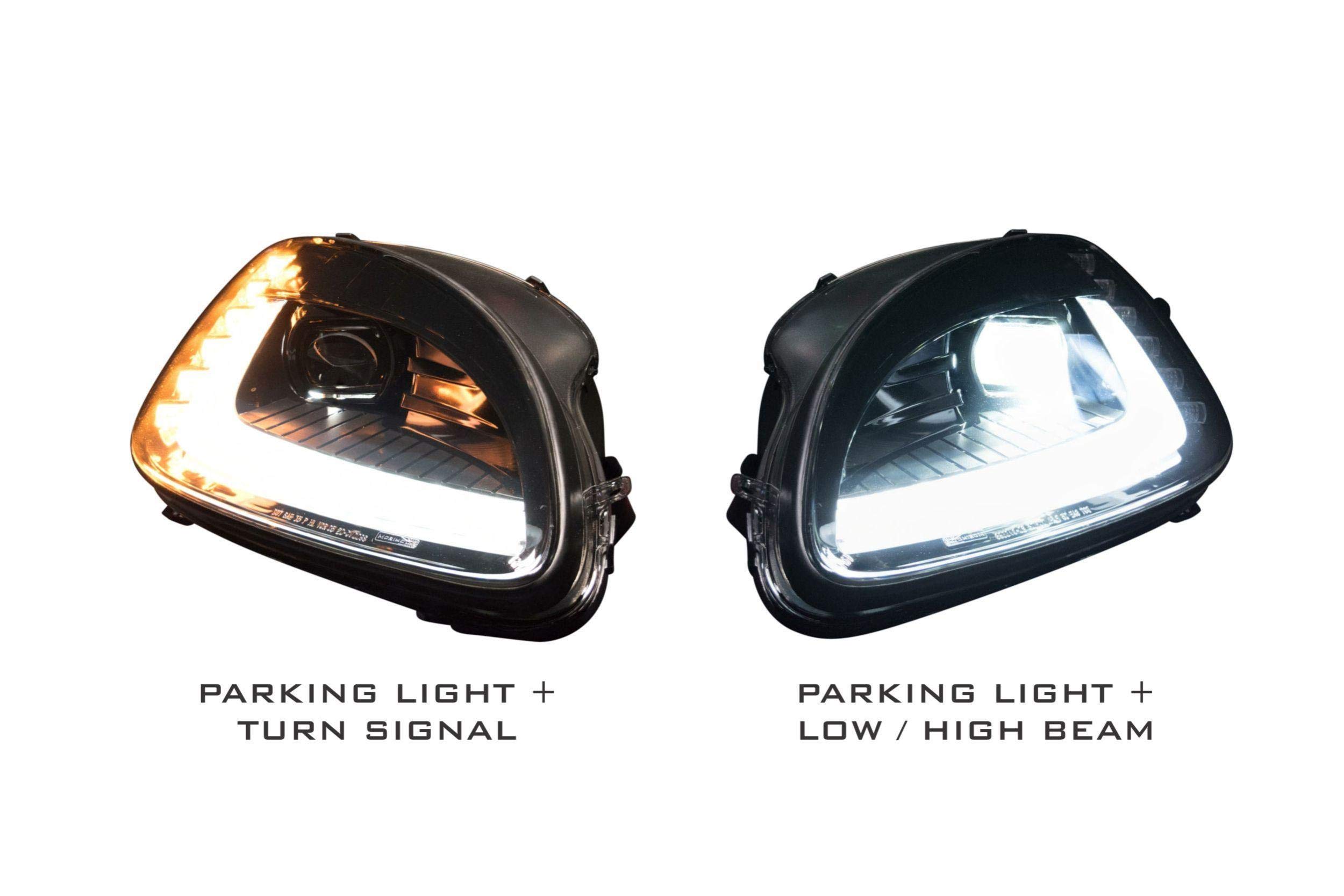 Morimoto XB LED Headlights for 2005-2013 Corvette C6 - DOT Approved with Switchback Turn Signals - Perfect for Night Driving