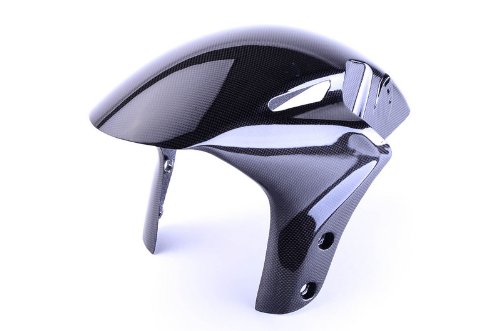 Bestem CBHO-1K06-FFD Black Carbon Fiber Front Fender for Honda CBR1000RR (2004-2007) | Lightweight Motorcycle Body Part | Perfect for Racing & Street Performance