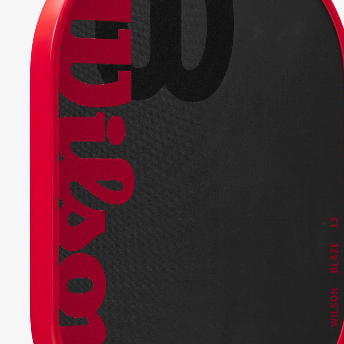 Wilson Blaze 13 Pickleball Paddle - Premium Carbon Fiber Face with Cushion Grip (Black/Red) - Perfect for Competitive Play & Recreational Games