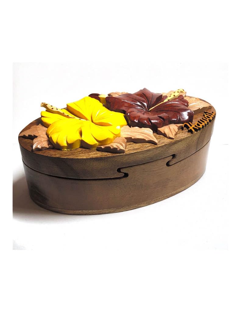 Hawaiian Jewelry Puzzle Boxes - 7 Unique Designs for Gifts & Keepsakes | Perfect for Birthdays, Anniversaries & Home Decor