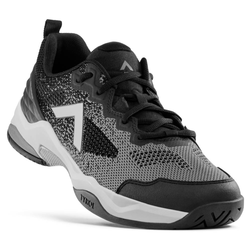 Tyrol Smash Men's Pickleball Shoes - Lightweight & Breathable Tennis Court Shoes for Men (Black/White) - Perfect for Pickleball, Tennis & Indoor Court Sports