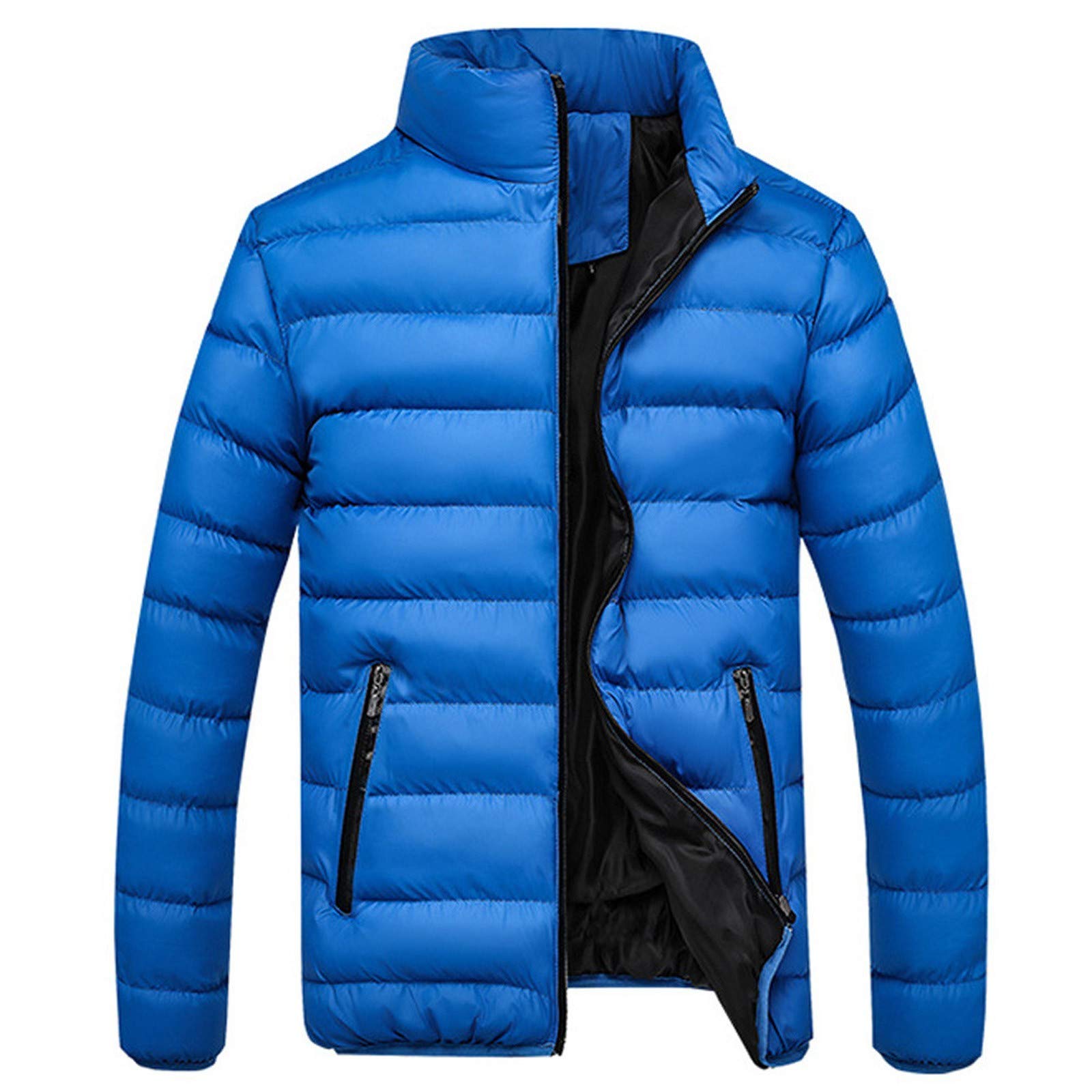 Men's Slim Fit Bubble Jacket - Warm Winter Coat for Casual Wear | Thick Insulated Outerwear for Cold Weather | Perfect for Daily Commute & Outdoor Activities