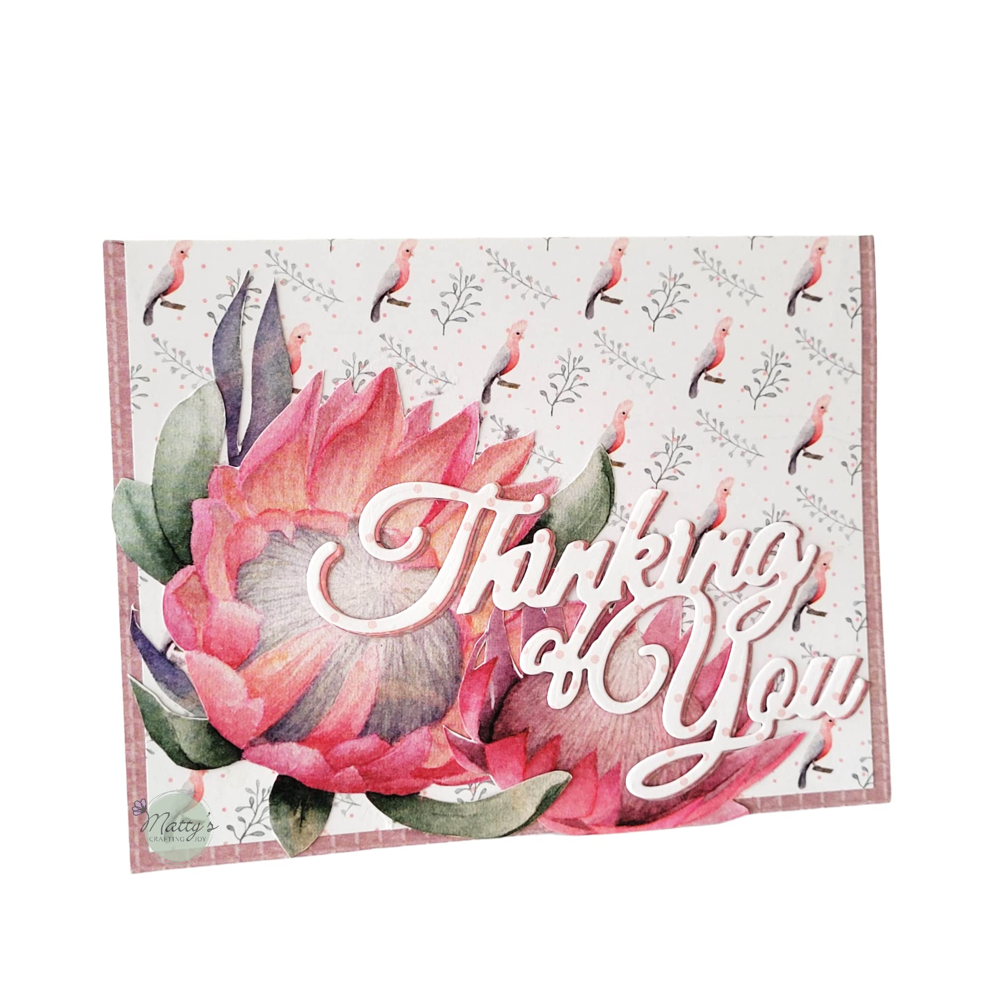 Matty's Crafting Joy Floral Grace 12x12 Double Sided Scrapbook Cardstock Paper Pad - 24 Floral Designer Patterned Papers for Scrapbooking, Card Making, DIY Crafts & Home Decor Projects