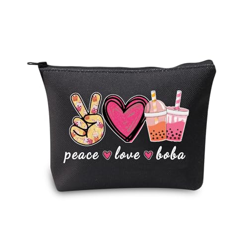 peace love boba black