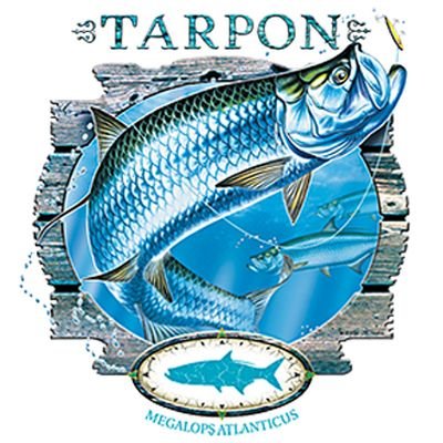 Express Yourself Tarpon (Black) - Non-Slip Rubber Door Mat & Welcome Mat for Home Entryway, Outdoor & Indoor Use - Perfect for Front Door, Porch, Patio, and Mudroom