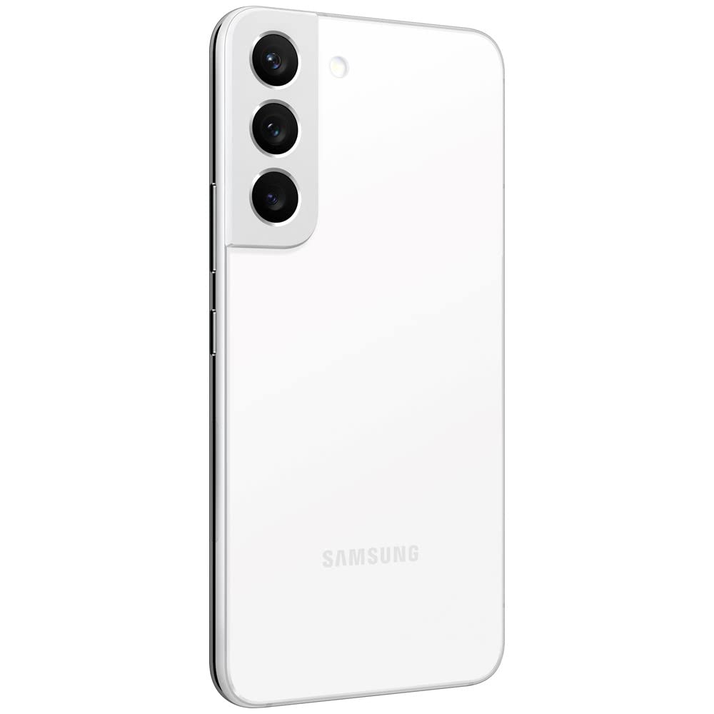 SAMSUNG Galaxy S22 5G Unlocked Smartphone - US Version 256GB Storage, White (Renewed) | Premium Android Phone for Work, Gaming & Photography